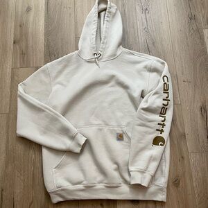 Carhartt K288 iconic loose fit mid weight logo sweatshirt malt color men’s M